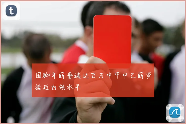国脚年薪普遍达百万中甲中乙薪资接近白领水平
