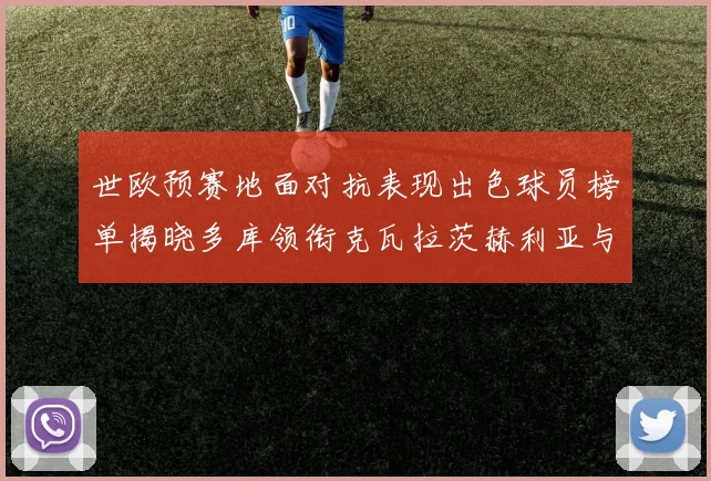 世欧预赛地面对抗表现出色球员榜单揭晓多库领衔克瓦拉茨赫利亚与布拉德利紧随其后